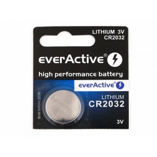 EverActive Button Cell CR2032 3v Lithium Battery Expiration date 2030